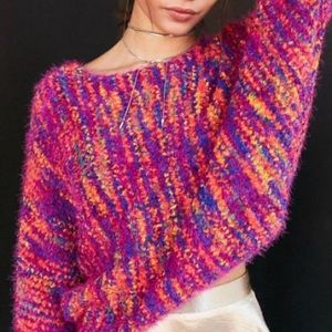 Ecote dolman sleeve funfetti sweater